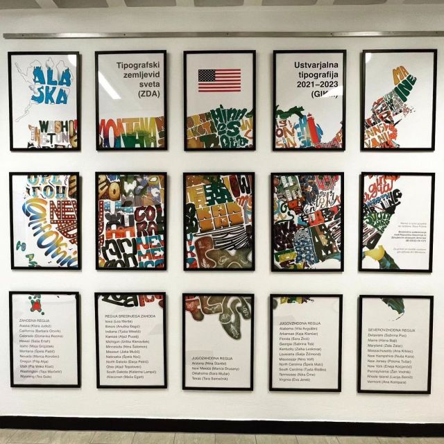 Typography World Map (USA). Two year project by master students at course Creative Typograph.

#grafika #študij #ntf #otgo @ulntf #letters #graphicdesign #typography #creativework #creativity #world #usa #universityofljubljana #ntfotgo #ulntf #slovenia #ljubljana #usembassyslovenia #usembassyslo

Reposted from @naceace