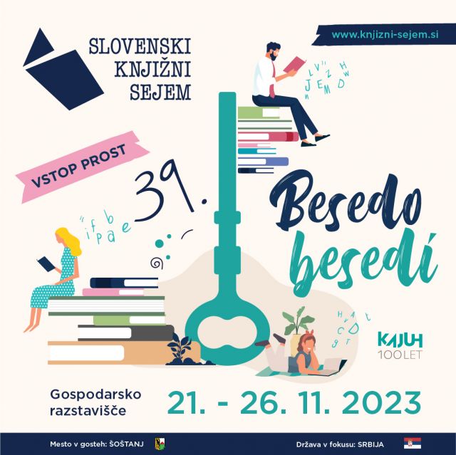 Vabljeni na Slovenski knjižni sejem 📚, ki bo potekal med 21. in 26. novembrom na Gospodarskem razstavišču.

📖 V času knjižnega sejma je v spletni knjigarni Založbe UL omogočen nakul učnih gradiv z 20 % popustom.

Gradiva so dostopna na povezavi: https://knjigarna.uni-lj.si/sl-SI