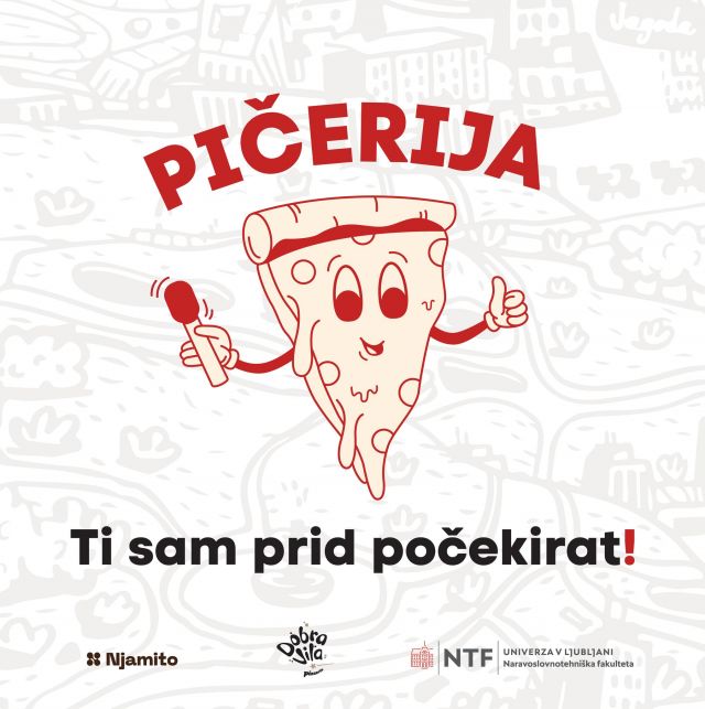 Hej ti! Še ne veš kje bi preživel_a četrtkov večer s kolegi? Pridružite se nam na 🍕PIČERIJA🍕 dogodku. 📆 V četrtek, 18. 1. 2024 ob 19.00 uri.

🎉 Za kaj gre? Razstava kreativnih zasnov devetih skupin NTF-ja za Njamito in Dobro Vilo v prijetnem ambientu s še boljšo ponudbo hrane in pijače!

📍 V piceriji Dobra Vila, na Celovški cesti 166. Do tja lahko pridete z mestno limuzino (mestni avtobus št. 1), svojim avtomobilom (imajo tudi svoje parkirišče), peš ali s kolesom. 😉

Pridruži se nam in skupaj ustvarimo večer poln smeha, najjače družbe in vrhunskih pic v mestu!

#ntf #ntf_otgo #picerija #dobravila #njamito #creative #creativegroups #graphicdesign #designs #exhibiton #students #project #schoolproject #creativeproject #fun #party #hangingout #pizza #pizzeria #company #goodcompany #collaboration 

@dobravilapicerija @njamito_ @ulntf