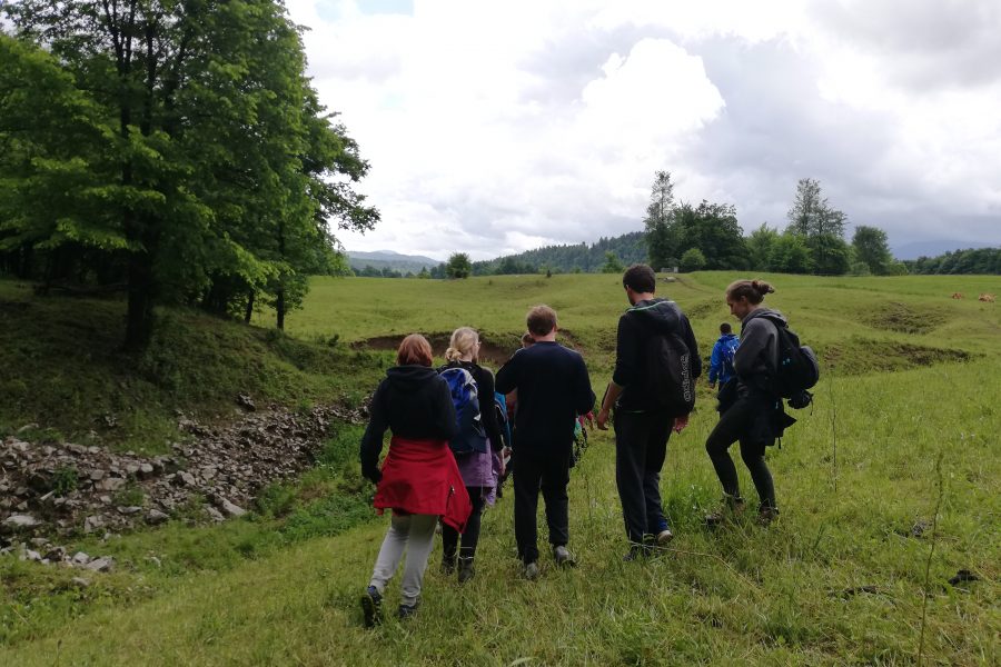 Terenske vaje pri predmetih Geologija krasa, Hidrogeologija in Okoljska geologija