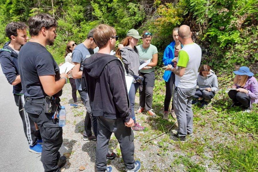 Terenske vaje pri predmetih Regionalna geologija Slovenije in Inženirska geologija