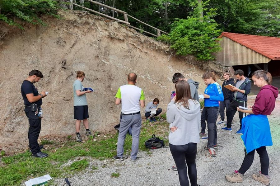 Terenske vaje pri predmetih Regionalna geologija Slovenije in Inženirska geologija