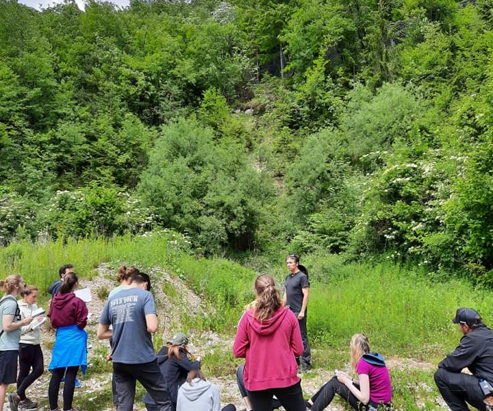 Terenske vaje pri predmetih Regionalna geologija Slovenije in Inženirska geologija