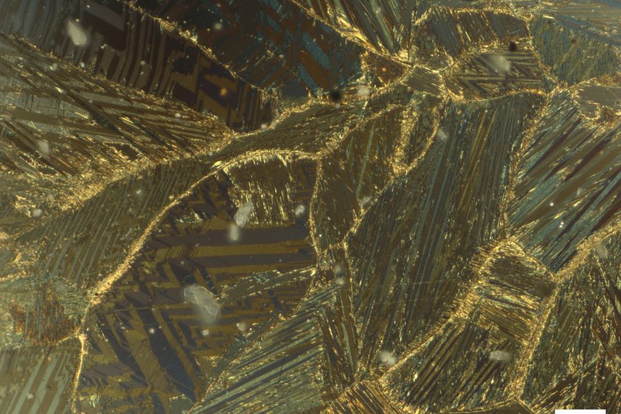 Cu zlitina dvojcki polarizirano---04