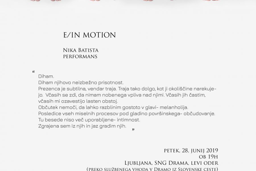 Nika Batista: E/IN MOTION